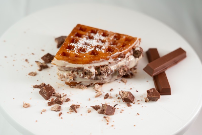 Crispy Kit Kat Treat Waffle