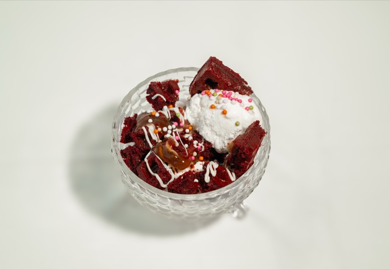 Swiss Berry Waffle Sundae